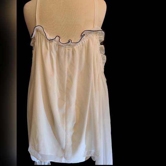 NWT Ryegrass size 3X white blouse - Picture 3 of 8